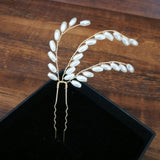 Women U-shaped Pin Metal Barrette Clip Hairpins Simulated Pearl Bridal Tiara Hair Accessories Wedding Hairstyle Design Tools daiiibabyyy