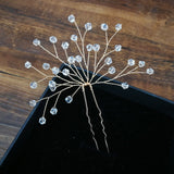 Women U-shaped Pin Metal Barrette Clip Hairpins Simulated Pearl Bridal Tiara Hair Accessories Wedding Hairstyle Design Tools daiiibabyyy