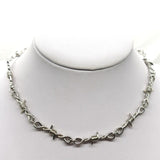 Small wire Brambles Iron Unisex Choker  Necklace Women Hip-hop Gothic  Punk Style Barbed Wire Little thorns Chain Choker Gifts daiiibabyyy