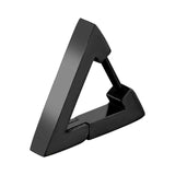Fashion Gothic Triangle earrings Unisex Punk Rock copper Men Women Ear Stud Earrings Pierced Push-Back Ear Plug Buckle jewelry daiiibabyyy