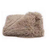 Soft Pet Dog Blanket Cat Bed Mat Long Plush Warm Double Layer Fluffy Deep Sleeping Cover for Small Medium Large Dogs Mattress daiiibabyyy