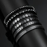 Magnetic therapy Health Care Loss Weight Effective Black Stone Bracelets Slimming Stimulating Acupoints Arthritis Pain Relief daiiibabyyy