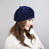 Hat Women Lady Winter Imitation Rabbit Hair Hat New Winter Wool Hat Thickened Warm Knit Hat Hats For Women Hats Cap For Women daiiibabyyy