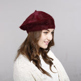 Hat Women Lady Winter Imitation Rabbit Hair Hat New Winter Wool Hat Thickened Warm Knit Hat Hats For Women Hats Cap For Women daiiibabyyy