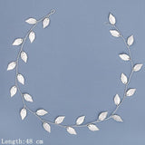 Pearl Rhinestone Headband Hair Accessories For Women Wedding Accessories Bride Headband Leaf Flower Headband Decoration For Hair daiiibabyyy