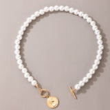 Tocona Luxury Pearl Stone Shell Pendant Necklace for Women Summer Star Heart Chain Choker Necklace Bohemian Jewelry Gift daiiibabyyy