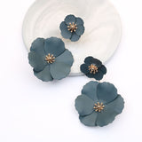 Boho Cute Flower Earrings for Women Korean Jewelry Kids Girls Gifts Fashion Stud Earring Boucles D'oreilles Aretes De Mujer 2021 daiiibabyyy