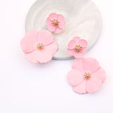 Boho Cute Flower Earrings for Women Korean Jewelry Kids Girls Gifts Fashion Stud Earring Boucles D'oreilles Aretes De Mujer 2021 daiiibabyyy