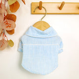 Soft Puppy Dog Pajamas Cat Sleeping Clothes Striped Pet Clothing Indoor Small Medium Dogs Cats Pajamas Bathrob Pink Perro daiiibabyyy