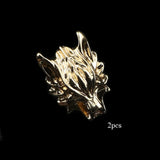 Man Suit Shirt Collar Tassel Chain Lapel Pin Brooch Dragon Badge Retro Pins Wedding Dress Party Dance Neckware Accessories daiiibabyyy