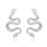 Female Unusual Earring Dragon Long Earrings for Women High-grade Metal Personality Pendant Unique Temperament Jewelry Party Gift daiiibabyyy