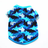 Warm Fleece Pet Dog Clothes Cute Skull Printed Pet Coat Puppy Dogs Shirt Jacket French Bulldog Pullover Camouflage Dog Clothing daiiibabyyy