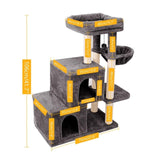 Fast Delivery Luxury Pet Cat Tree House Condos Cat Tree Tower with Ladder Sisal Scratching Posts for Cats Kitten Furniture House daiiibabyyy