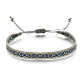 ZMZY Bohemian Handmade Woven Rope Chain Bracelet Ethnic Adjustable Crystal Heart Charms Bracelets for Women Girl Cuff Jewelry daiiibabyyy