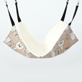 Design Guinea Pig Hammock Cartoon Printed Cotton Warm Hamster Hammock for Rats Rabbit Hamster Accessories daiiibabyyy