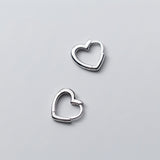 Piercing Heart Stud Earrings for Women Femme Wedding Party Femme pendientes Brincos eh495 daiiibabyyy