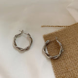 Minimalist Large Circle Geometric Round Big Hoop Earrings For Women Girl Wedding Party Jewelry daiiibabyyy