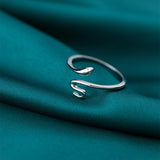 Charm Snake Finger Ring For Women Men Vintage Boho Knuckle Party Rings Punk Jewelry Girls Gift Women Opening Snake Cocktail Ring daiiibabyyy
