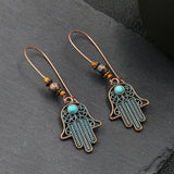 DoreenBeads Fashion Vintage Drop Earrings For Women Accessories Antique Copper Bronze Earrings Jewelry Charms Gift,1 Pair daiiibabyyy