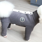Pet Dog Jumpsuit For Small Dogs Warm Winter Clothes Soft Thicken Fleece Protect Belly Overalls Puppy Pajamas Chihuahua Coat daiiibabyyy