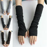 Winter Long Section Of Wool Fingerless Gloves Hot Color Can Be Customized Authentic Free Shipping Sleeve daiiibabyyy