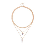 Fashion Turkish Evil Eyes Multilayer Necklaces For Women Bohemian Vintage Devil Pendant Necklaces Choker Beads Party Jewelry New daiiibabyyy