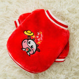 Autumn winter Warm cute bear Coral velvet sweater small cat dog Chihuahua Shih Tzu Sweatshirt Puppy Pullover Pet Thicken clothes daiiibabyyy