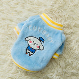 Autumn winter Warm cute bear Coral velvet sweater small cat dog Chihuahua Shih Tzu Sweatshirt Puppy Pullover Pet Thicken clothes daiiibabyyy