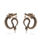 Female Unusual Earring Dragon Long Earrings for Women High-grade Metal Personality Pendant Unique Temperament Jewelry Party Gift daiiibabyyy