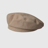 Women Girl Beret Artist Warm cotton Octagonal Flat Cap autumn Winter Beanie Hat Cap Vintage Beret Hats Solid Color Cap Hat Woman daiiibabyyy