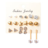 Hot Sale Fashion Bohemian Earrings Set For Women New Trendy Flower Round Geometric Metal Stud Earring 2021Trend FemmuuJewelry daiiibabyyy