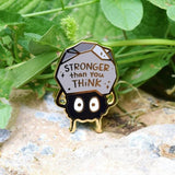 Stronger Soot Sprite Enamel Pin Lapel Collar Pins Brooch Badge Backpack Hat Jewelry Accessories daiiibabyyy