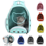 Free Shipping Pet Cat Carrier Backpack with Window Breathable Portable Outdoor Travel Bag for Cat Dog Transparent Space Capsule daiiibabyyy