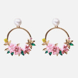 Ztech New Korea Fashion Pink Resin Beaded Drop Earrings For Women Girls ZA Wedding Jewelry 30 Designs Dangle Statement Bijoux daiiibabyyy