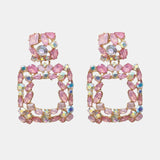 Ztech New Korea Fashion Pink Resin Beaded Drop Earrings For Women Girls ZA Wedding Jewelry 30 Designs Dangle Statement Bijoux daiiibabyyy
