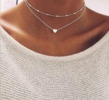 High Quality Clavicle Chain Jewelry Gold Silver Color Bird Pigeon Hearts Stars Choker Necklaces for Women Daily Collares daiiibabyyy