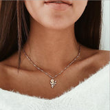 High Quality Clavicle Chain Jewelry Gold Silver Color Bird Pigeon Hearts Stars Choker Necklaces for Women Daily Collares daiiibabyyy