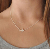 High Quality Clavicle Chain Jewelry Gold Silver Color Bird Pigeon Hearts Stars Choker Necklaces for Women Daily Collares daiiibabyyy