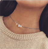High Quality Clavicle Chain Jewelry Gold Silver Color Bird Pigeon Hearts Stars Choker Necklaces for Women Daily Collares daiiibabyyy