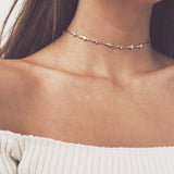 High Quality Clavicle Chain Jewelry Gold Silver Color Bird Pigeon Hearts Stars Choker Necklaces for Women Daily Collares daiiibabyyy