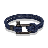 MKENDN Men U shape Survival Bracelet Outdoor Camping Rescue Emergency Rope Bracelet For Women Black Stainless Steel Sport Buckle daiiibabyyy