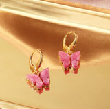 TAFREE Korean new Fashion Earrings Acrylic butterfly shape Jewelry small fresh sweet Drop Earing For woman Cute best gifts E3362 daiiibabyyy