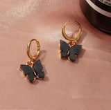 TAFREE Korean new Fashion Earrings Acrylic butterfly shape Jewelry small fresh sweet Drop Earing For woman Cute best gifts E3362 daiiibabyyy