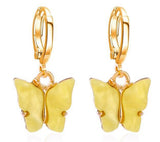 TAFREE Korean new Fashion Earrings Acrylic butterfly shape Jewelry small fresh sweet Drop Earing For woman Cute best gifts E3362 daiiibabyyy