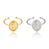 Snake Ring Stainless Steel Rings For Women Statement Ring Women's Rings Punk Open Finger Gold Color Geometry Ring Rings Jewelry daiiibabyyy