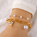 NEW Set Bohemian Silver Color Tassel Round Bracelet Set for Women Multilayer Pendant Bracelet  Fashion Jewelry daiiibabyyy