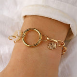 NEW Set Bohemian Silver Color Tassel Round Bracelet Set for Women Multilayer Pendant Bracelet  Fashion Jewelry daiiibabyyy