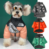 Luxury Dog Face Pet Dog Clothes Thick White Duck Down Jacket To Keep Warm  Autumn Winter Chihuahua French Bulldog Cotton Jacket daiiibabyyy