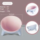 Cat Dog Bowl with Stand Pet Feeding Food Bowls Dogs Bunny Rabbit Nordic Color Feeder Product Supplies Pet Accessories daiiibabyyy