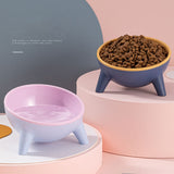 Cat Dog Bowl with Stand Pet Feeding Food Bowls Dogs Bunny Rabbit Nordic Color Feeder Product Supplies Pet Accessories daiiibabyyy